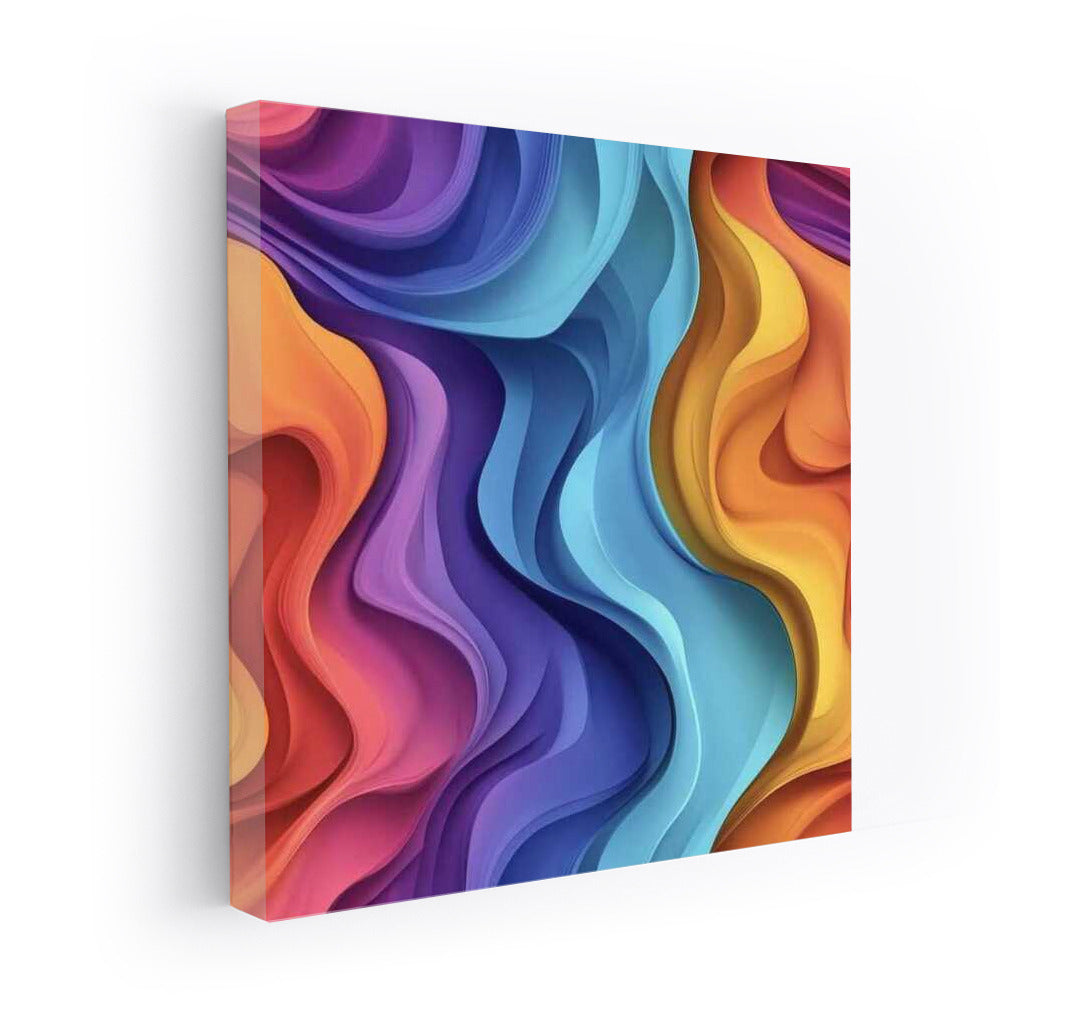Magic of Color Waves: Abstract Immersion