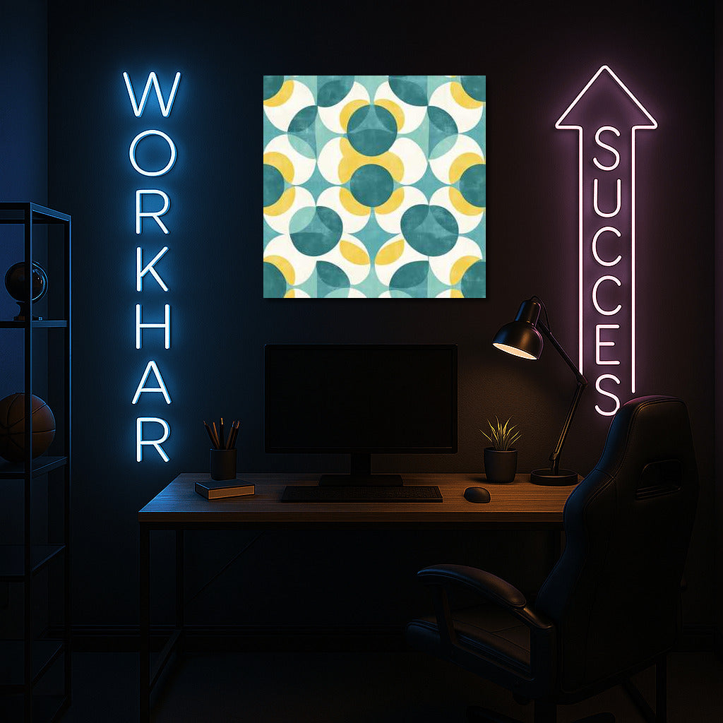 Bright Swirl: Abstract Pattern for Modern Interior