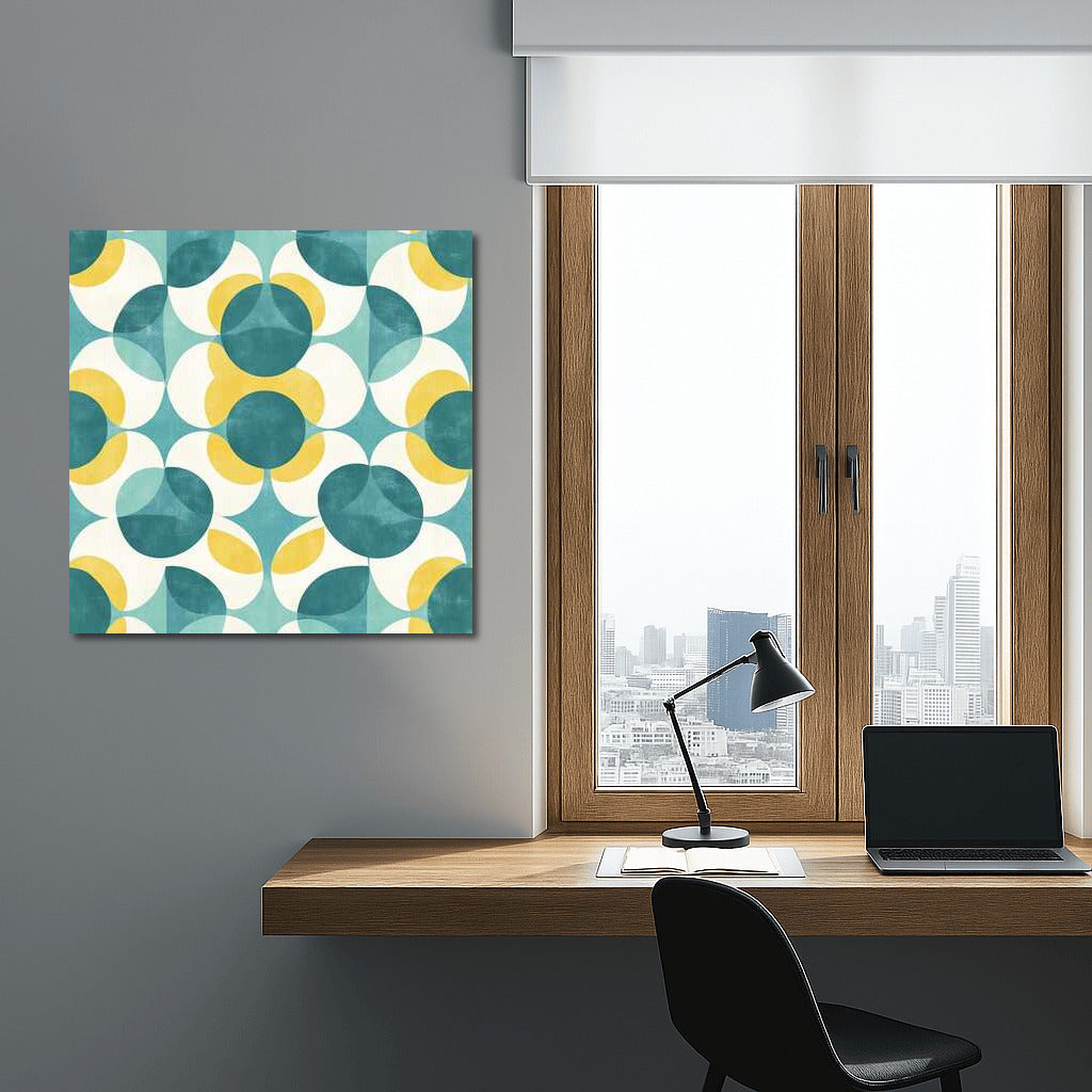 Bright Swirl: Abstract Pattern for Modern Interior