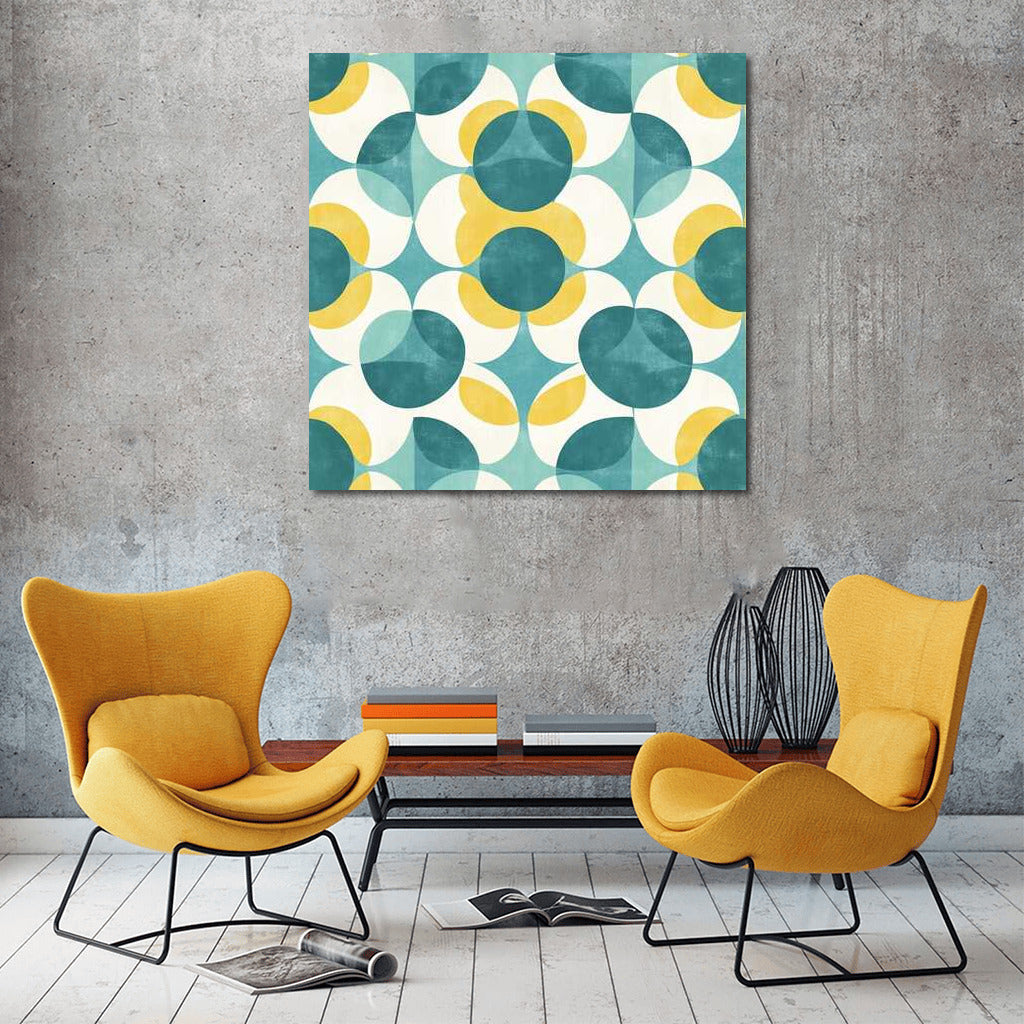 Bright Swirl: Abstract Pattern for Modern Interior