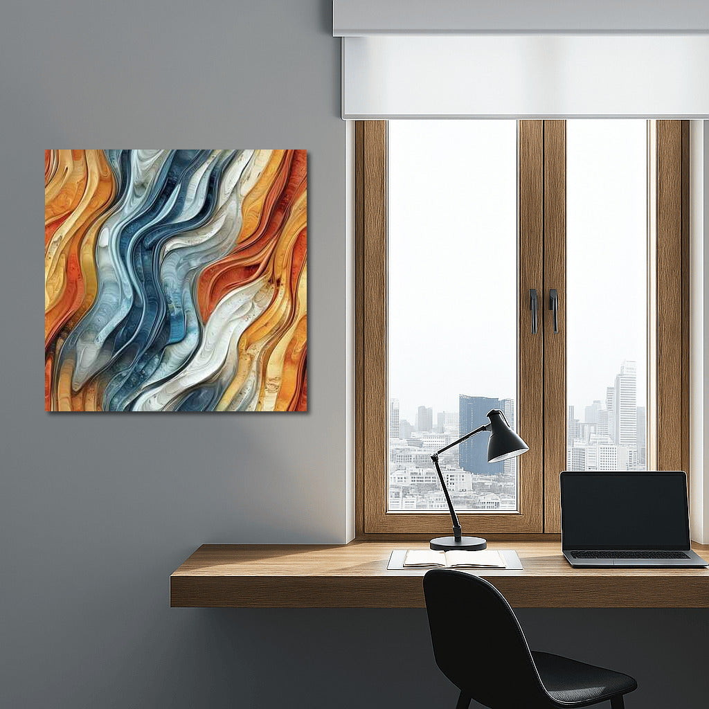 Abstract Waves of Color: Dream Vortex