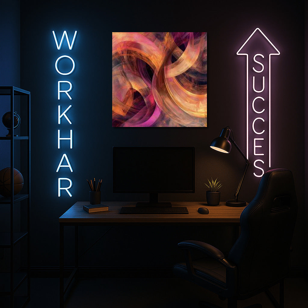 Eclectic Abstract Vortex: Vivid Emotions for Your Interior