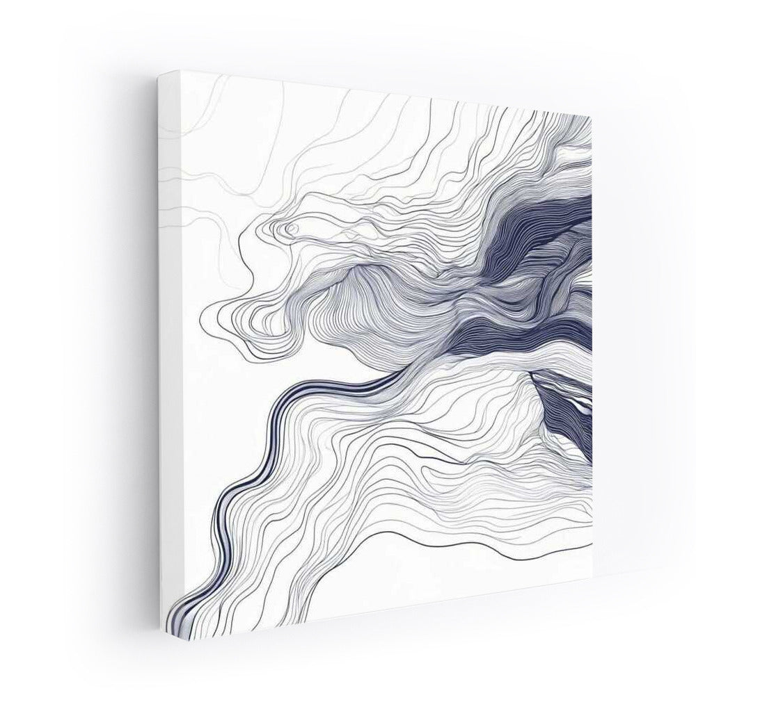 Dance of Abstract Lines: Graceful Flow