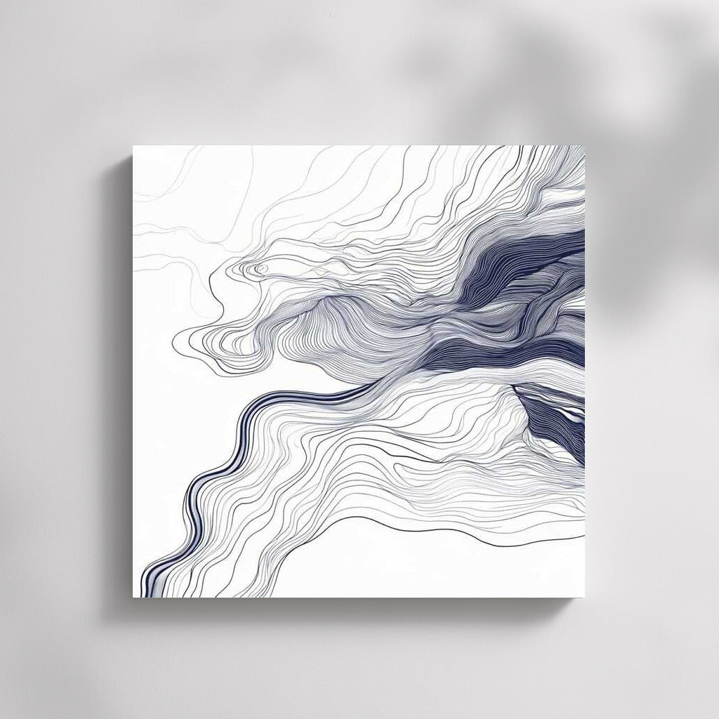 Dance of Abstract Lines: Graceful Flow