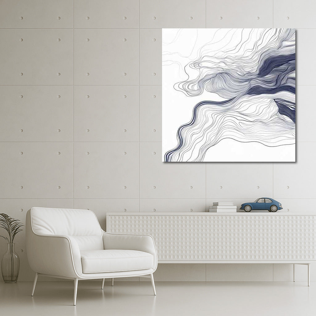 Dance of Abstract Lines: Graceful Flow