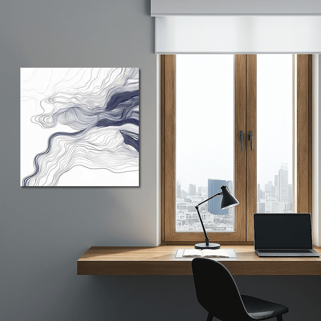 Dance of Abstract Lines: Graceful Flow
