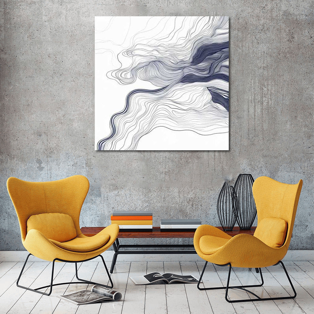 Dance of Abstract Lines: Graceful Flow