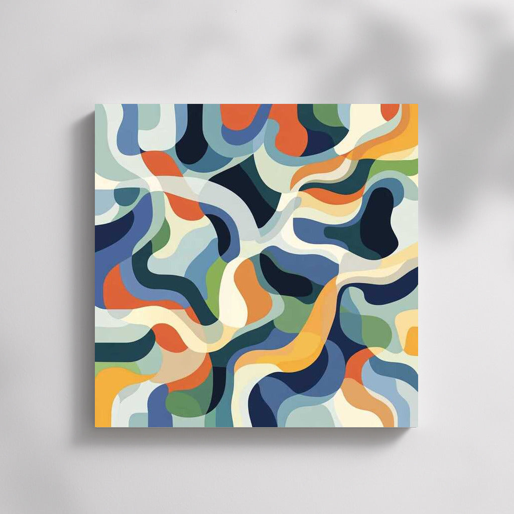 Abstraction Whirlwind: A Bright Accent for the Interior