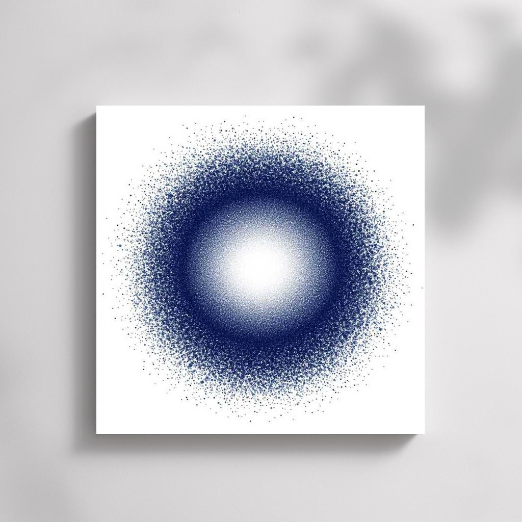 Mystical Depth: Abstract Grainy Texture