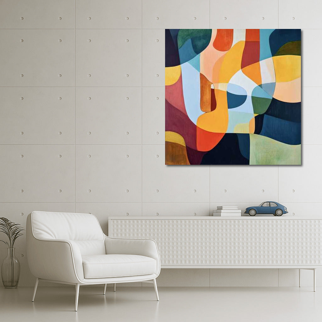 Harmony of Colors: Abstract Creation