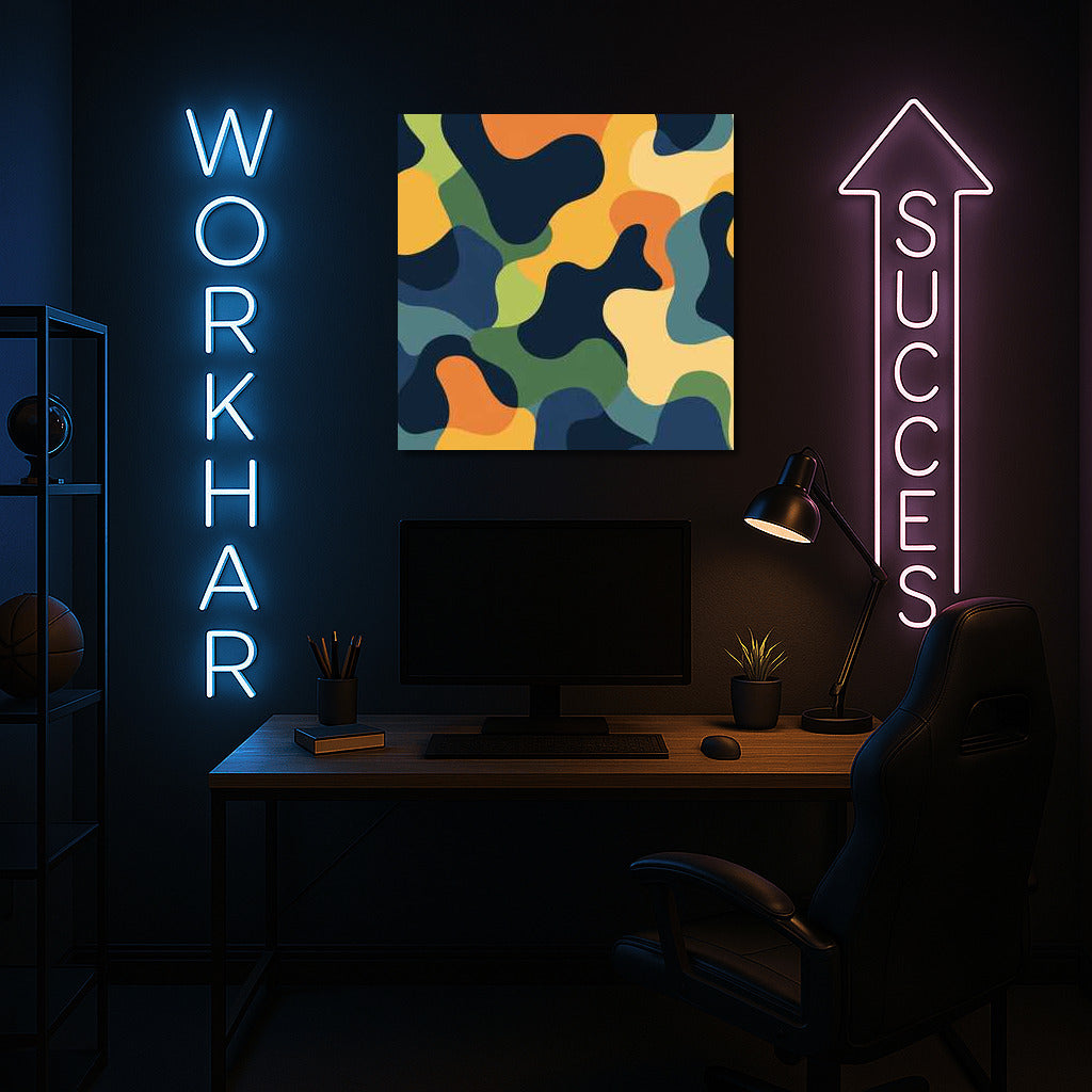 Bright Vortex: Abstract Patterned World