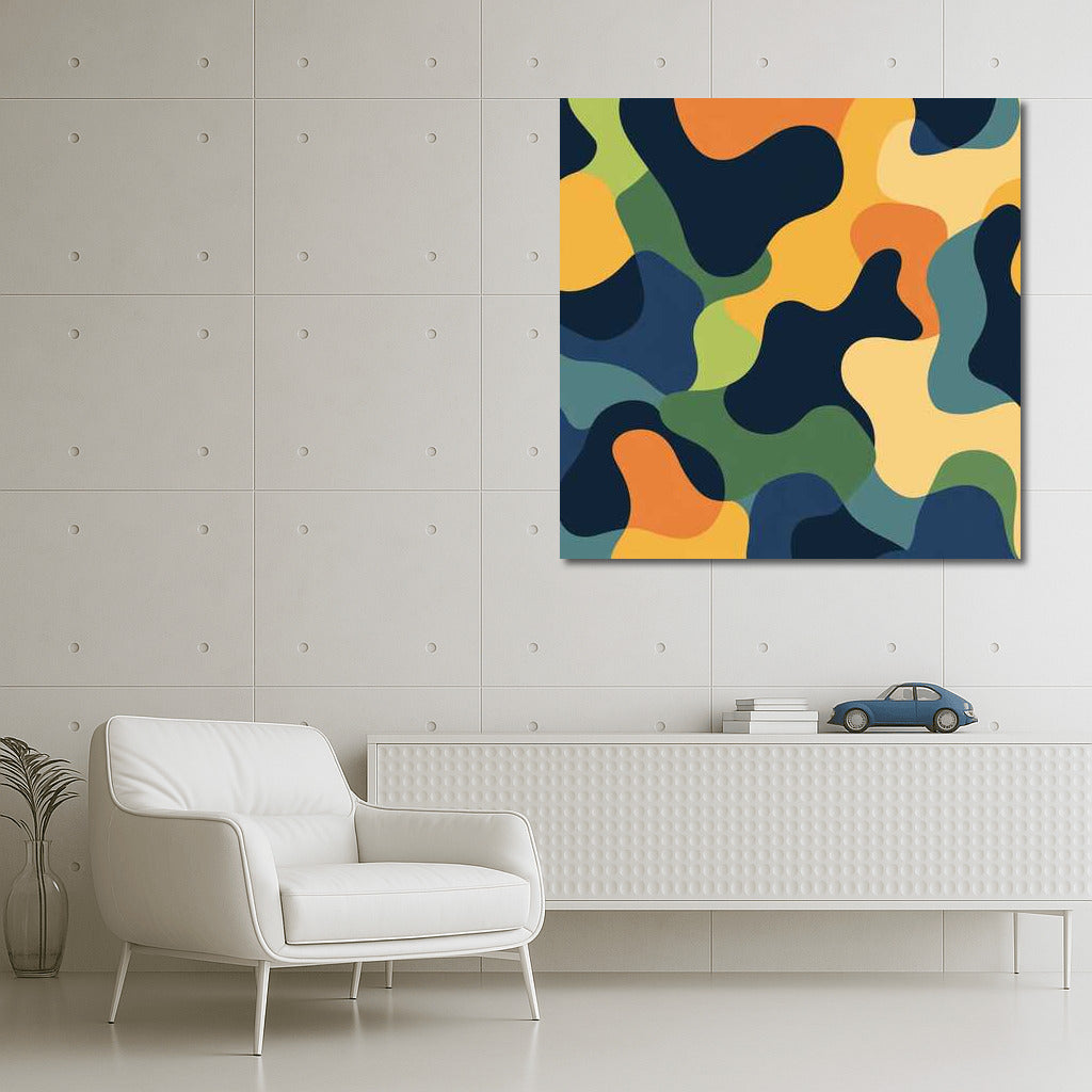 Bright Vortex: Abstract Patterned World