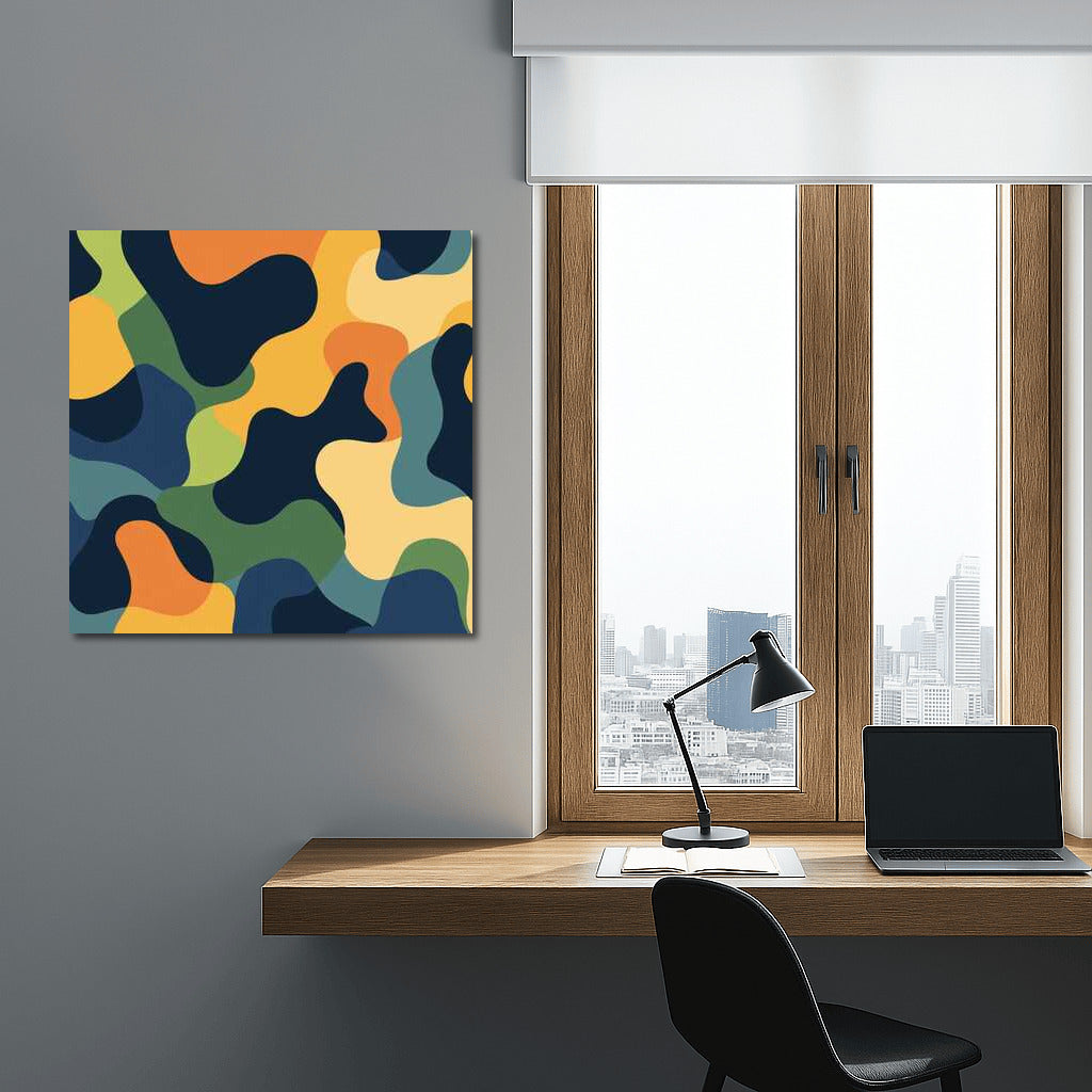 Bright Vortex: Abstract Patterned World