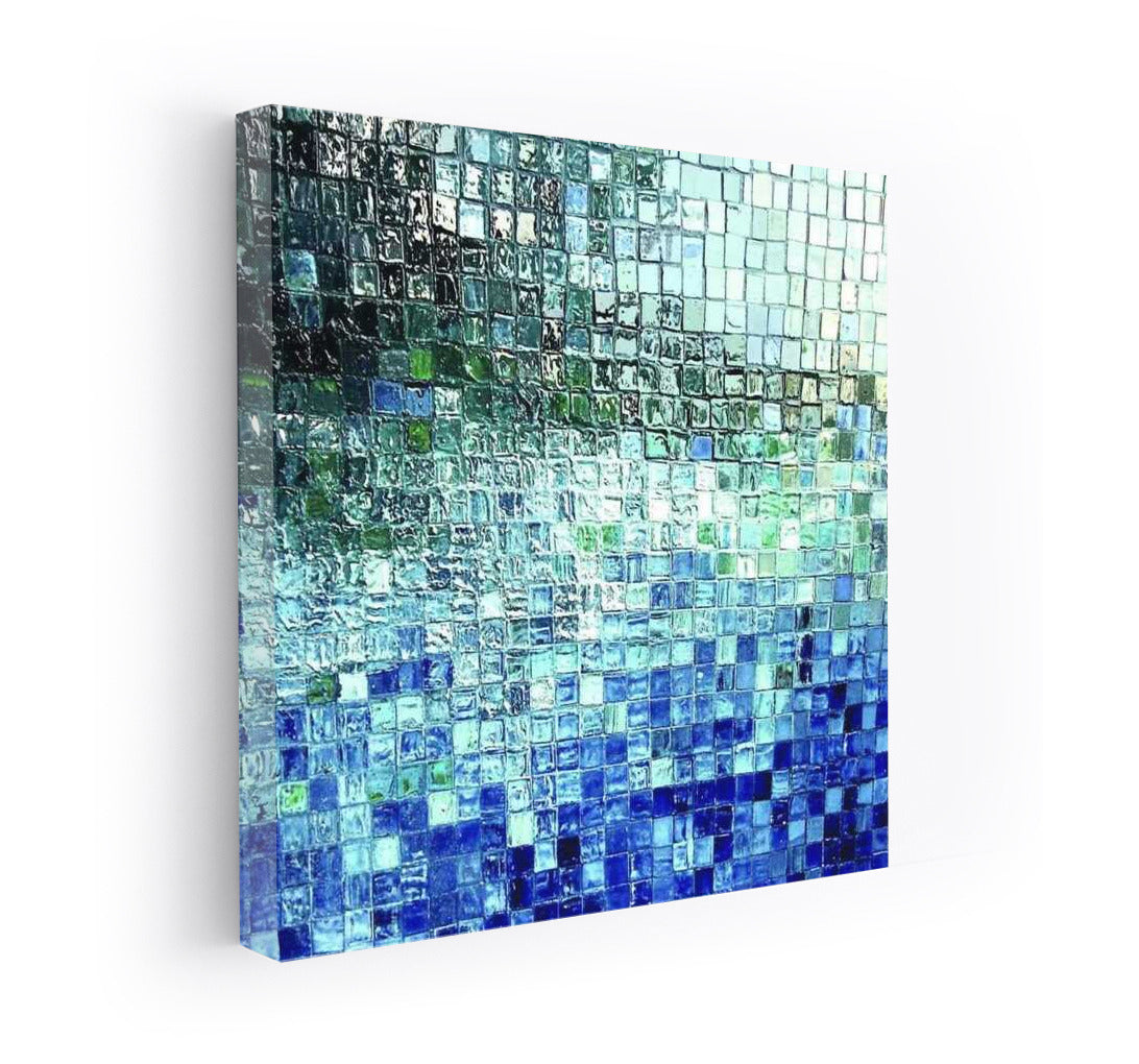 Harmony of Blue Tones: Abstraction for Peace