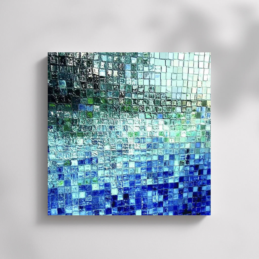Harmony of Blue Tones: Abstraction for Peace