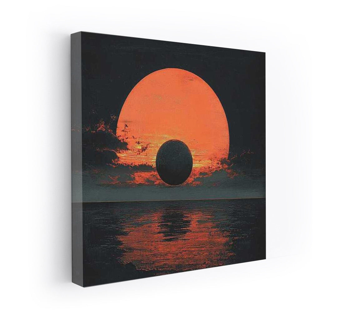 Abstract Sunset Magic: Depth and Enchantment