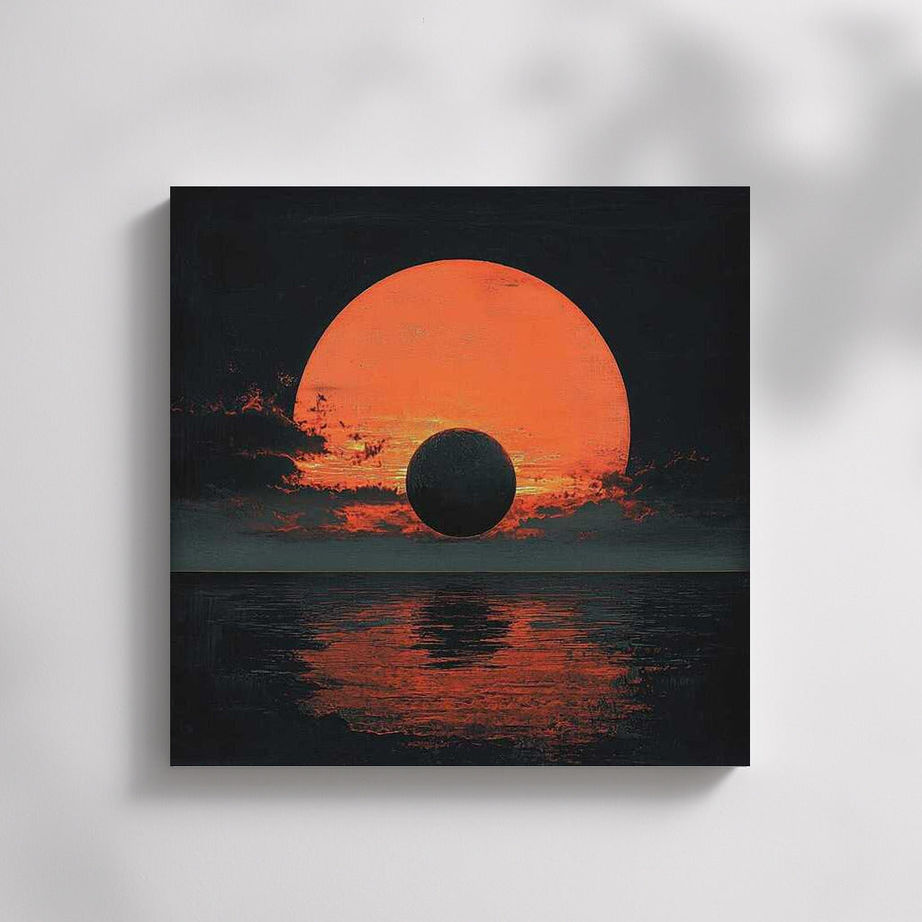 Abstract Sunset Magic: Depth and Enchantment
