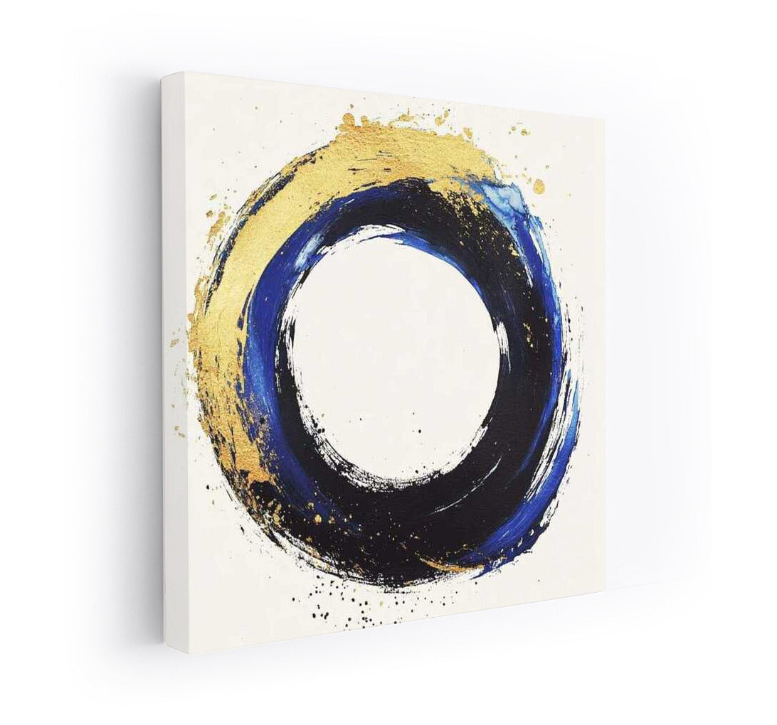 Harmony of the Golden Circle: Abstraction in Blue