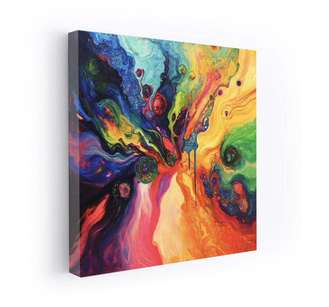 Whirlwind of Emotions: Abstraction in Bright Colors