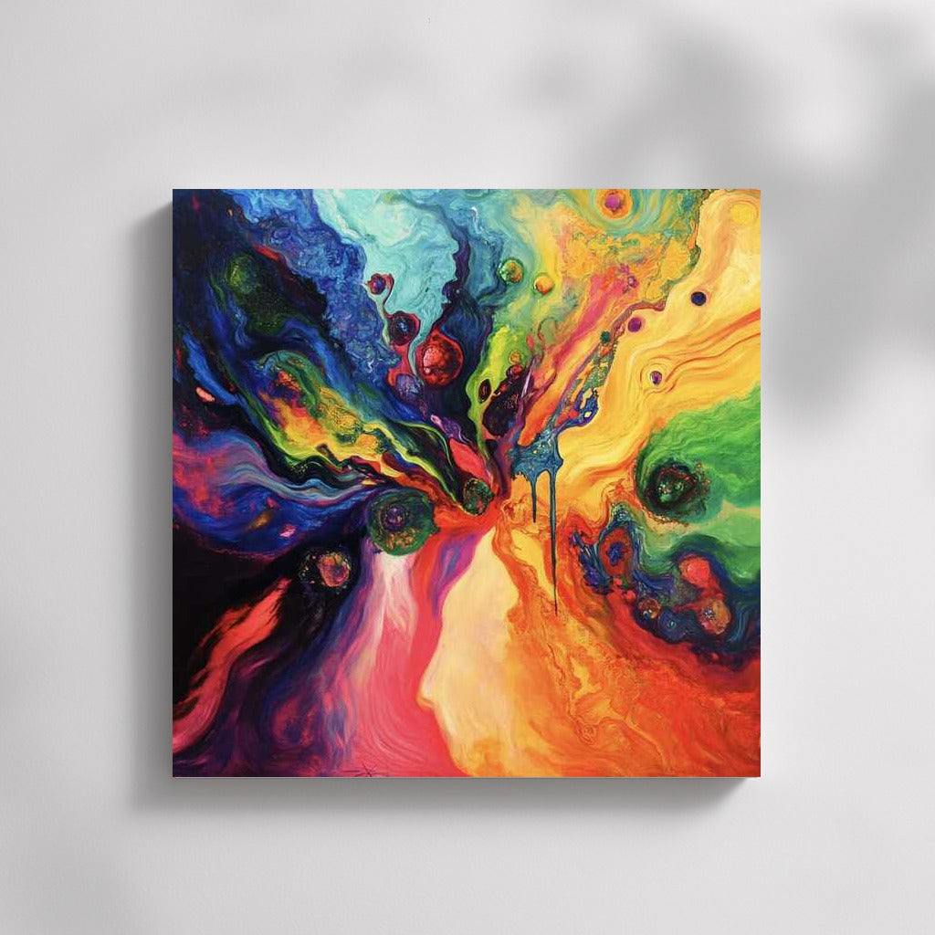 Whirlwind of Emotions: Abstraction in Bright Colors