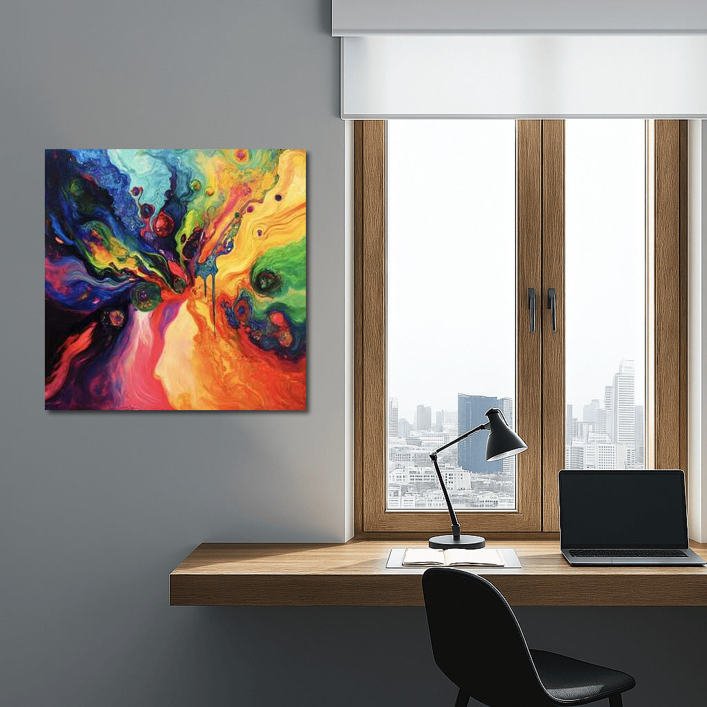 Whirlwind of Emotions: Abstraction in Bright Colors