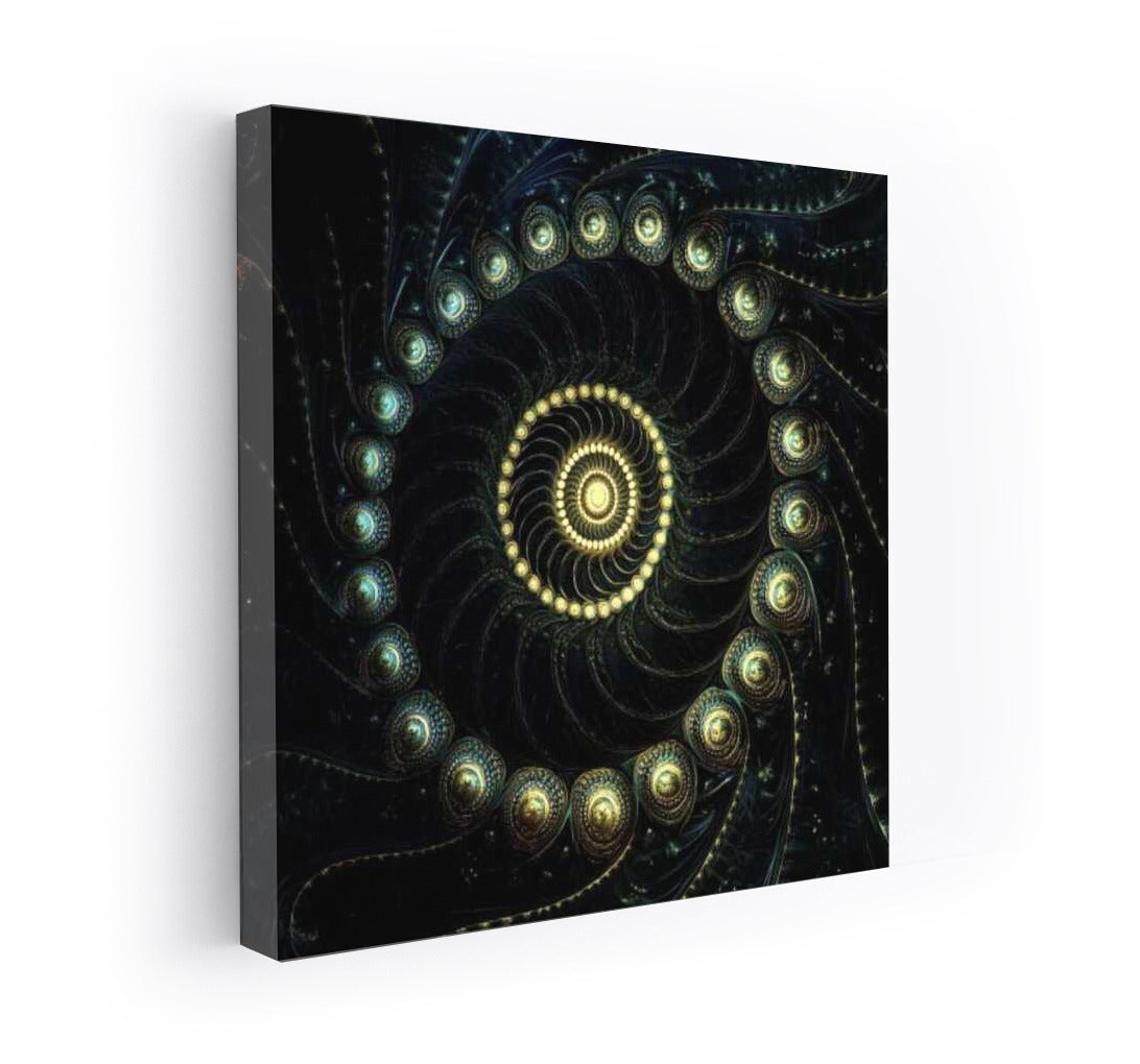 Cosmic Symphony: Abstract Colored Spirals of Inspiration