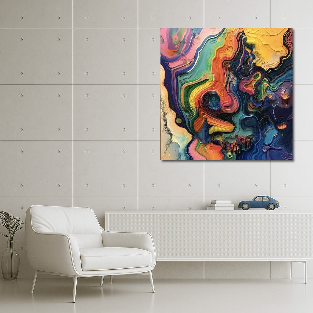 Vortex of Vivid Fantasies: Abstraction in Saturated Colors