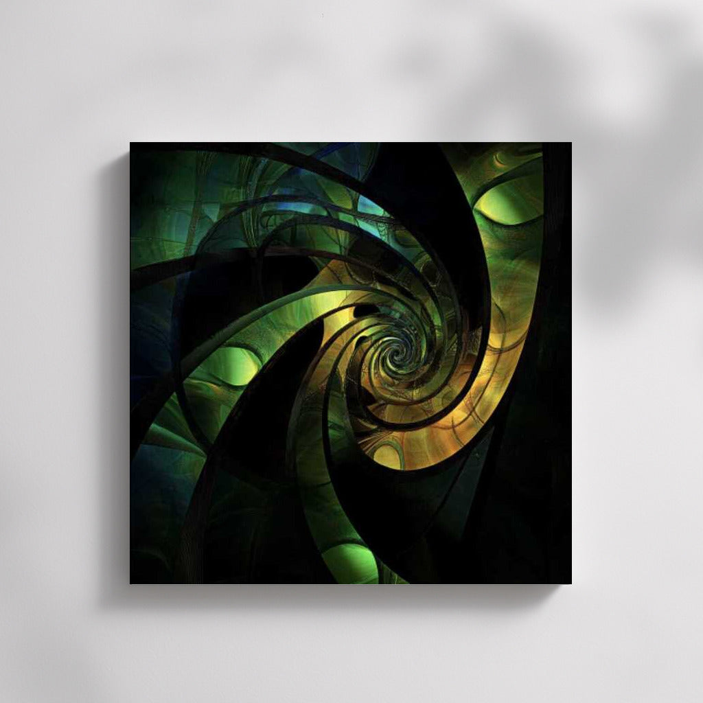 Abstract Magic: Mesmerizing Colored Spirals for Interior