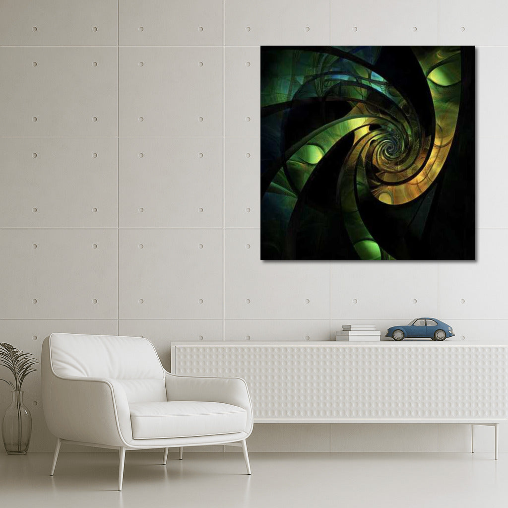 Abstract Magic: Mesmerizing Colored Spirals for Interior