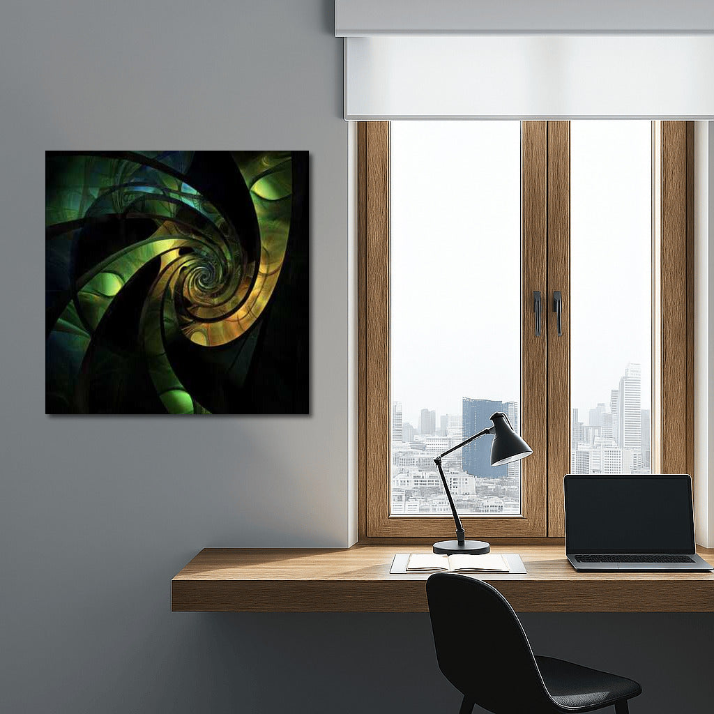 Abstract Magic: Mesmerizing Colored Spirals for Interior