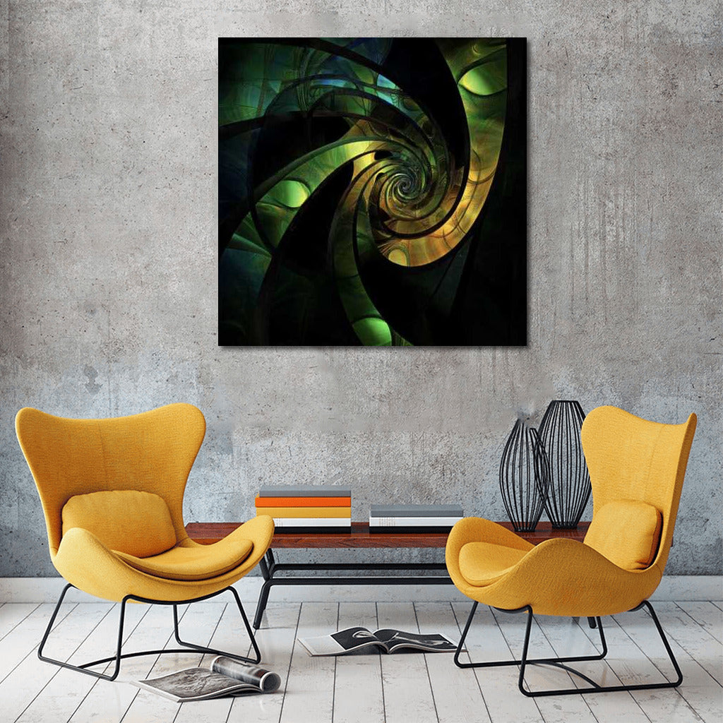 Abstract Magic: Mesmerizing Colored Spirals for Interior