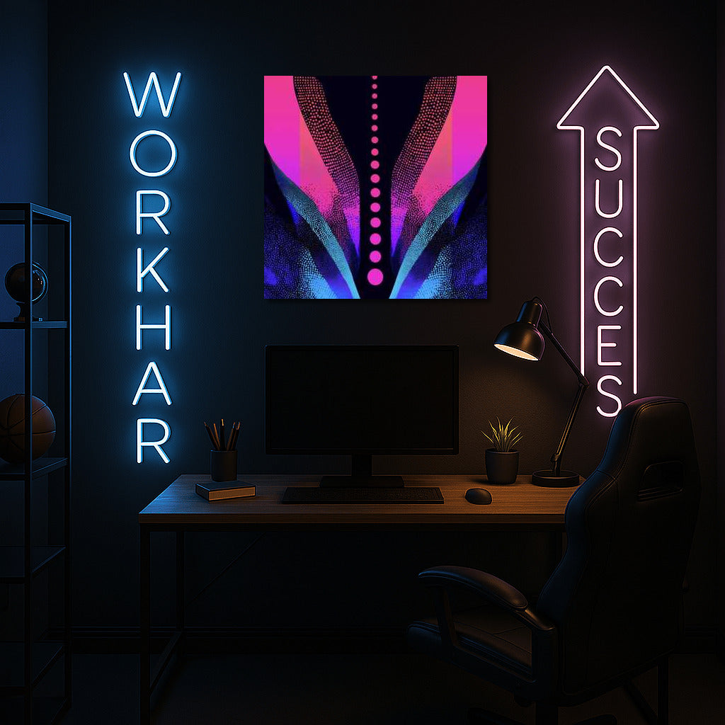 Vortex of Color: Bright Abstraction for Interior