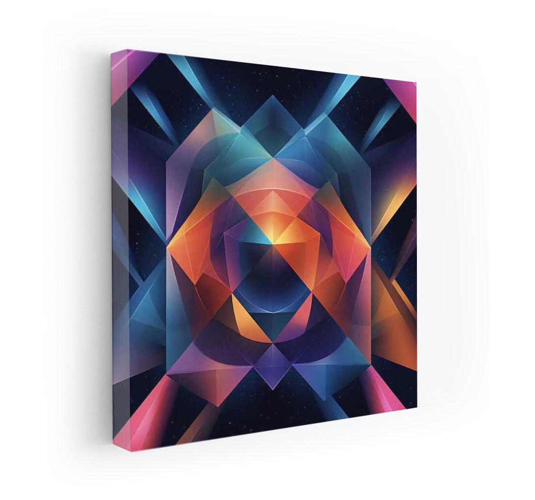Space Symphony: Abstract Explosion of Color