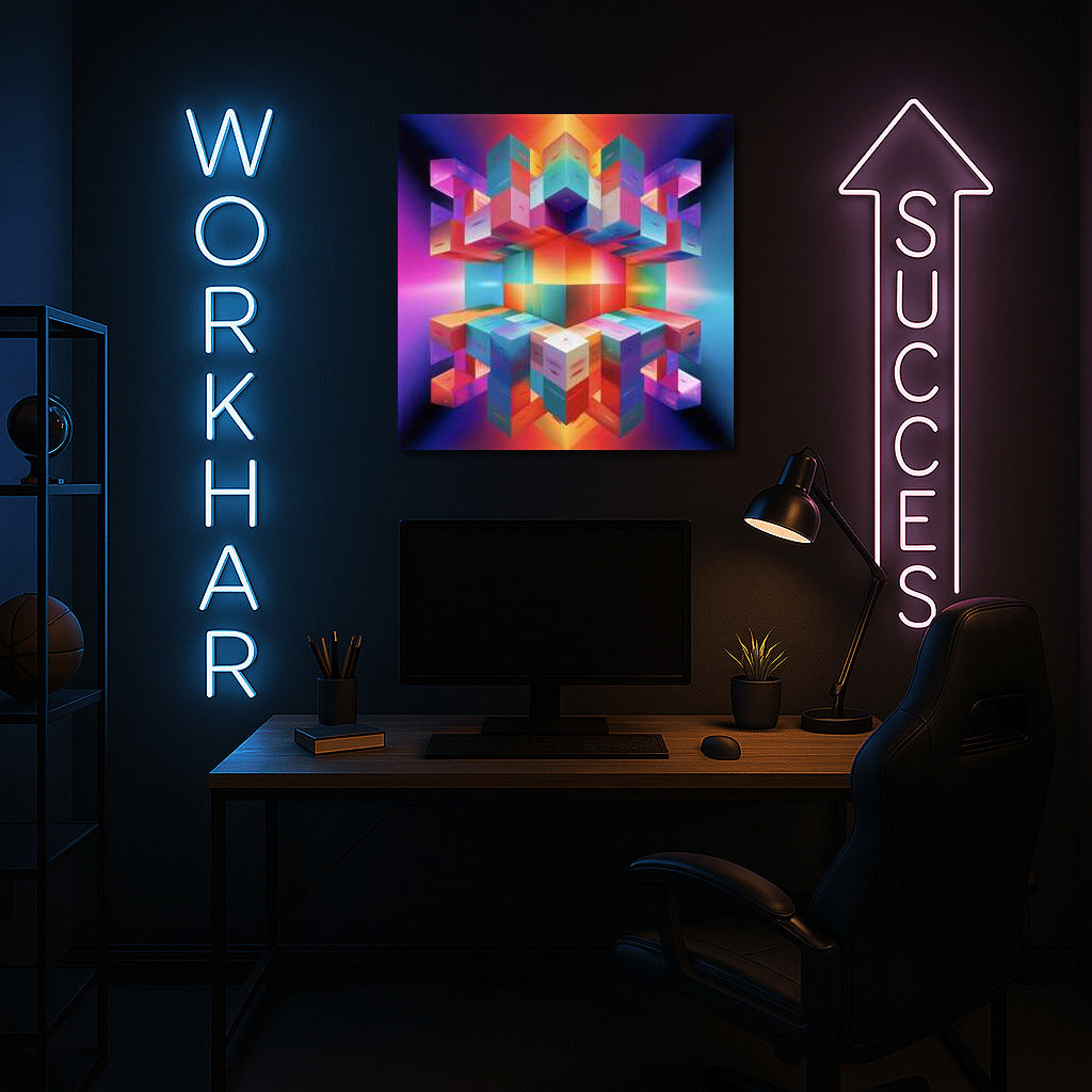 Vortex of Colors: Abstract Energy for Interiors