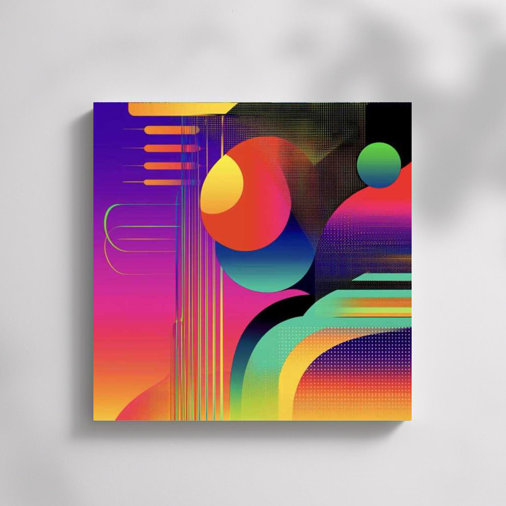 Vortex of Colourful Abstractions: Vivid Immersion