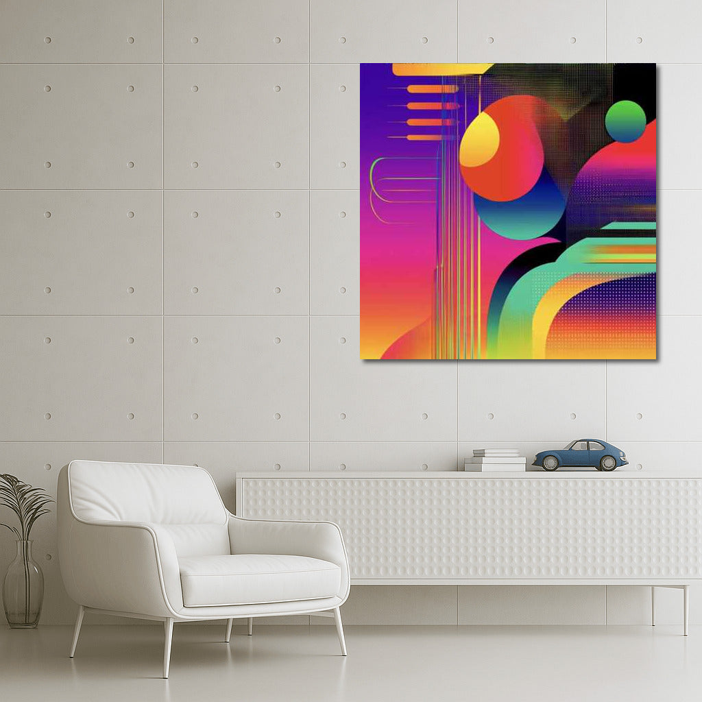 Vortex of Colourful Abstractions: Vivid Immersion