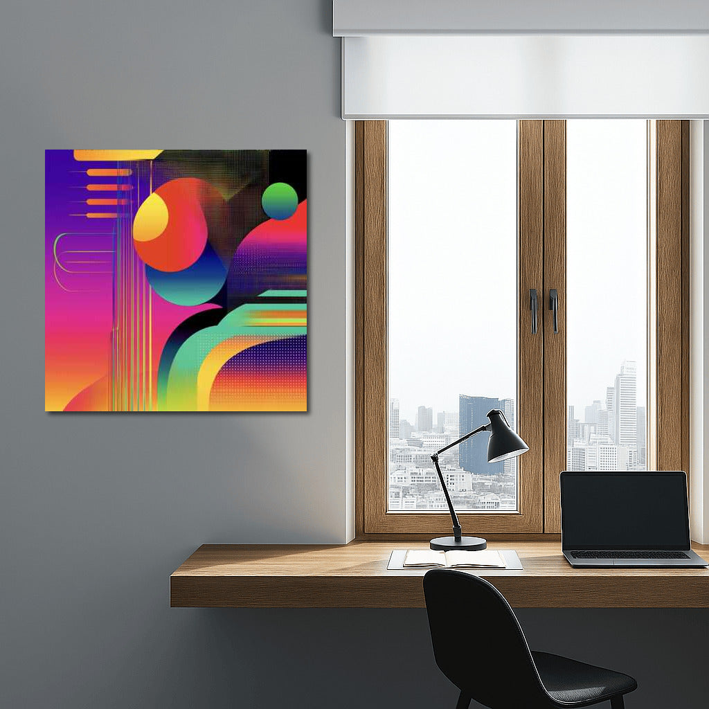 Vortex of Colourful Abstractions: Vivid Immersion