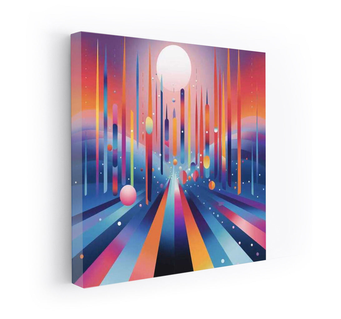 Colour Extravaganza: Abstract Vortex for Interior