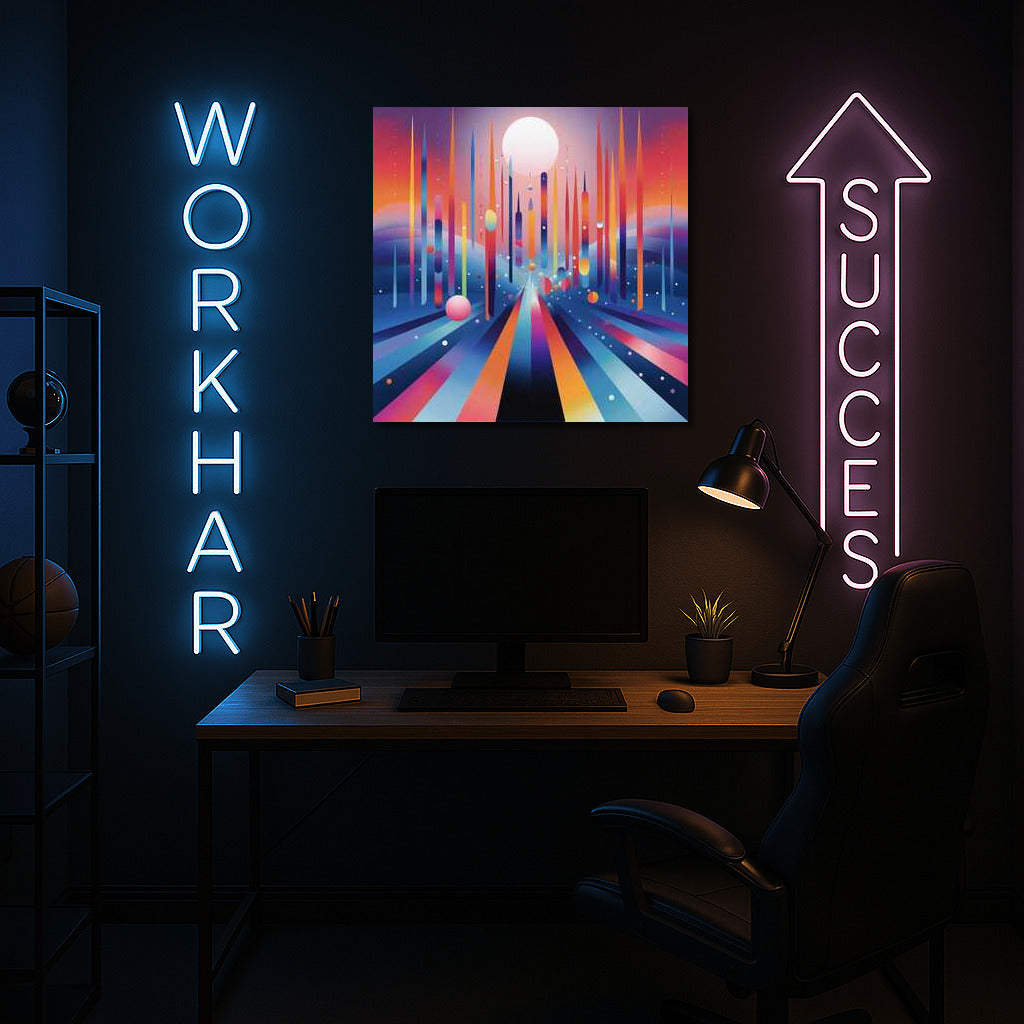 Colour Extravaganza: Abstract Vortex for Interior