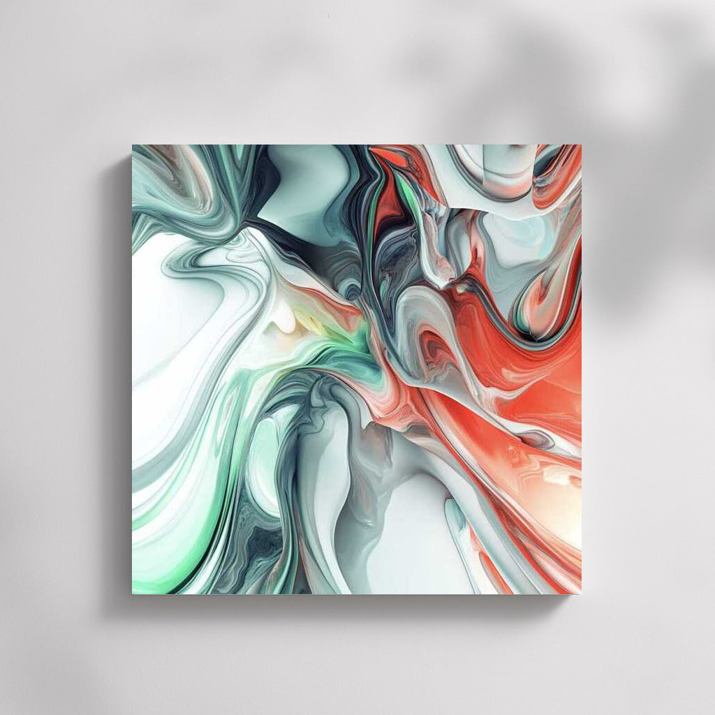 Dance of the Coloured Swirls: Abstraction in Green, Red and Blue