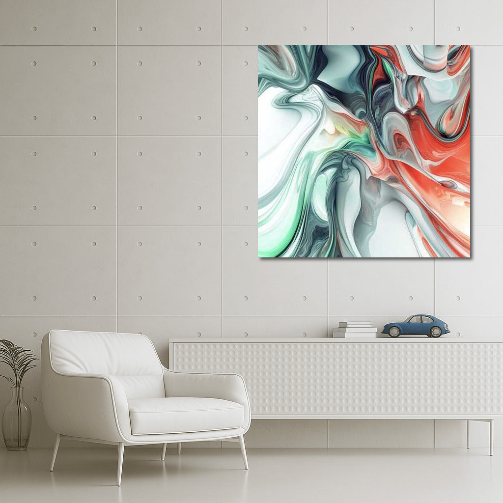 Dance of the Coloured Swirls: Abstraction in Green, Red and Blue