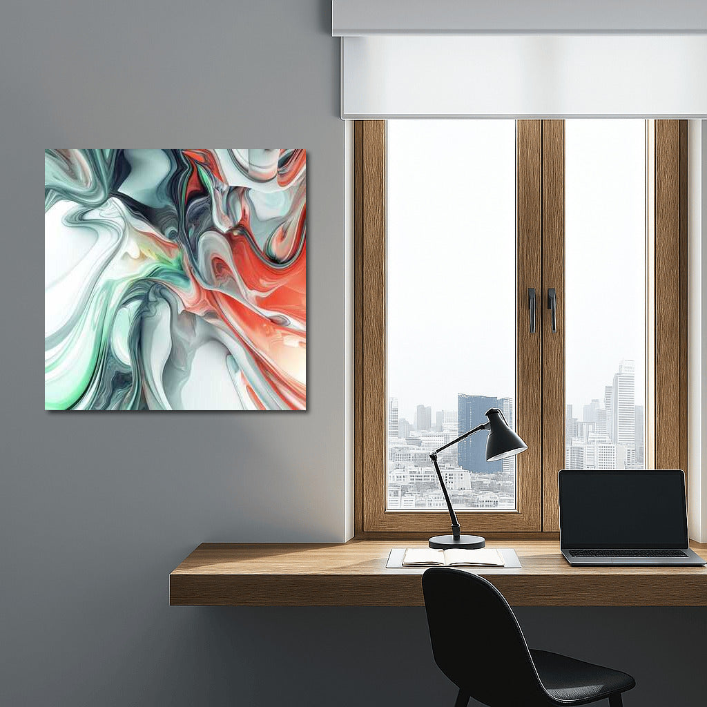 Dance of the Coloured Swirls: Abstraction in Green, Red and Blue