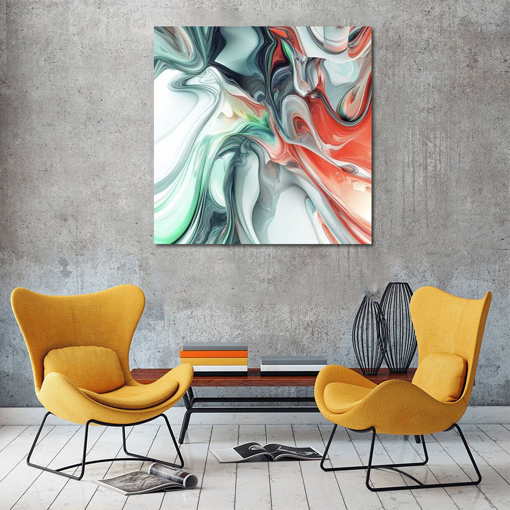 Dance of the Coloured Swirls: Abstraction in Green, Red and Blue