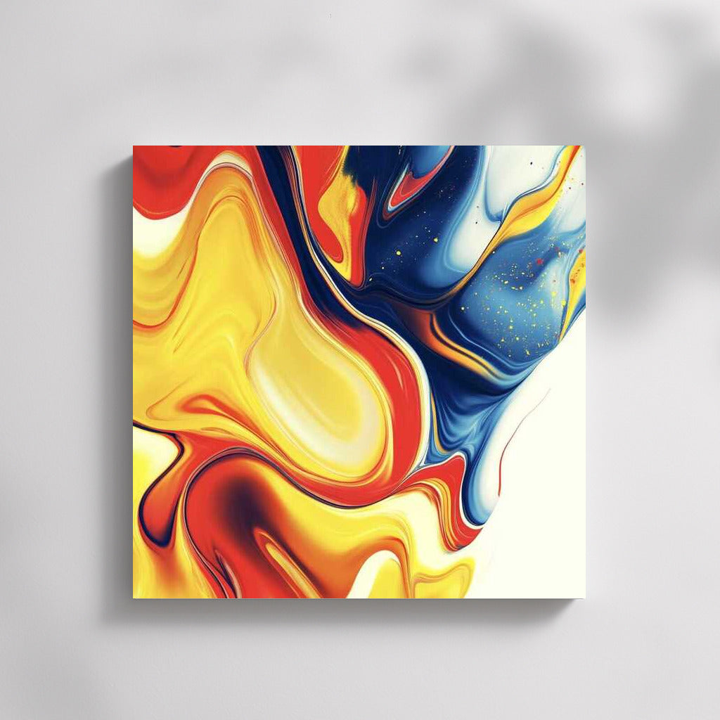 Abstract Magic: Yellow-Red-Blue Patterns
