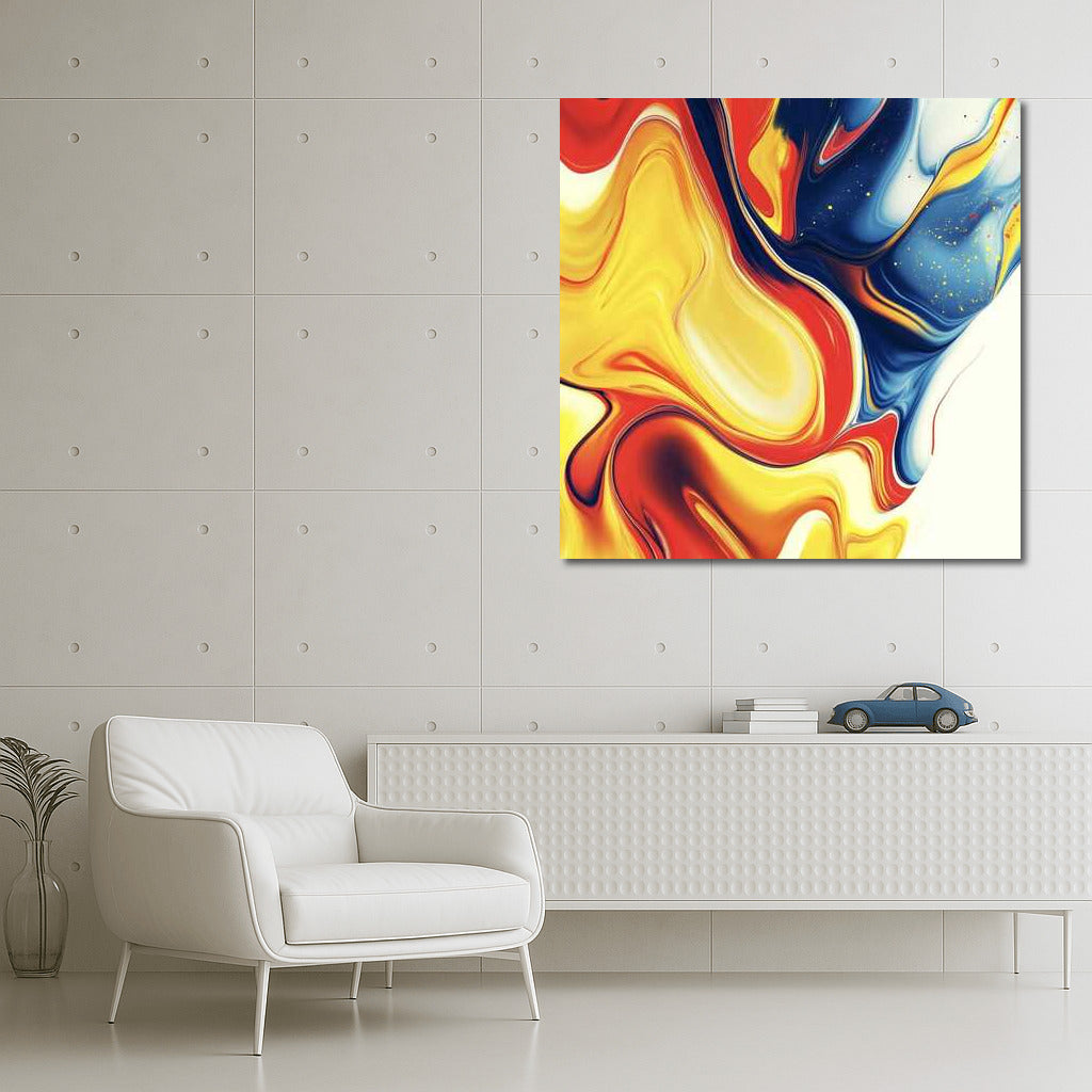 Abstract Magic: Yellow-Red-Blue Patterns