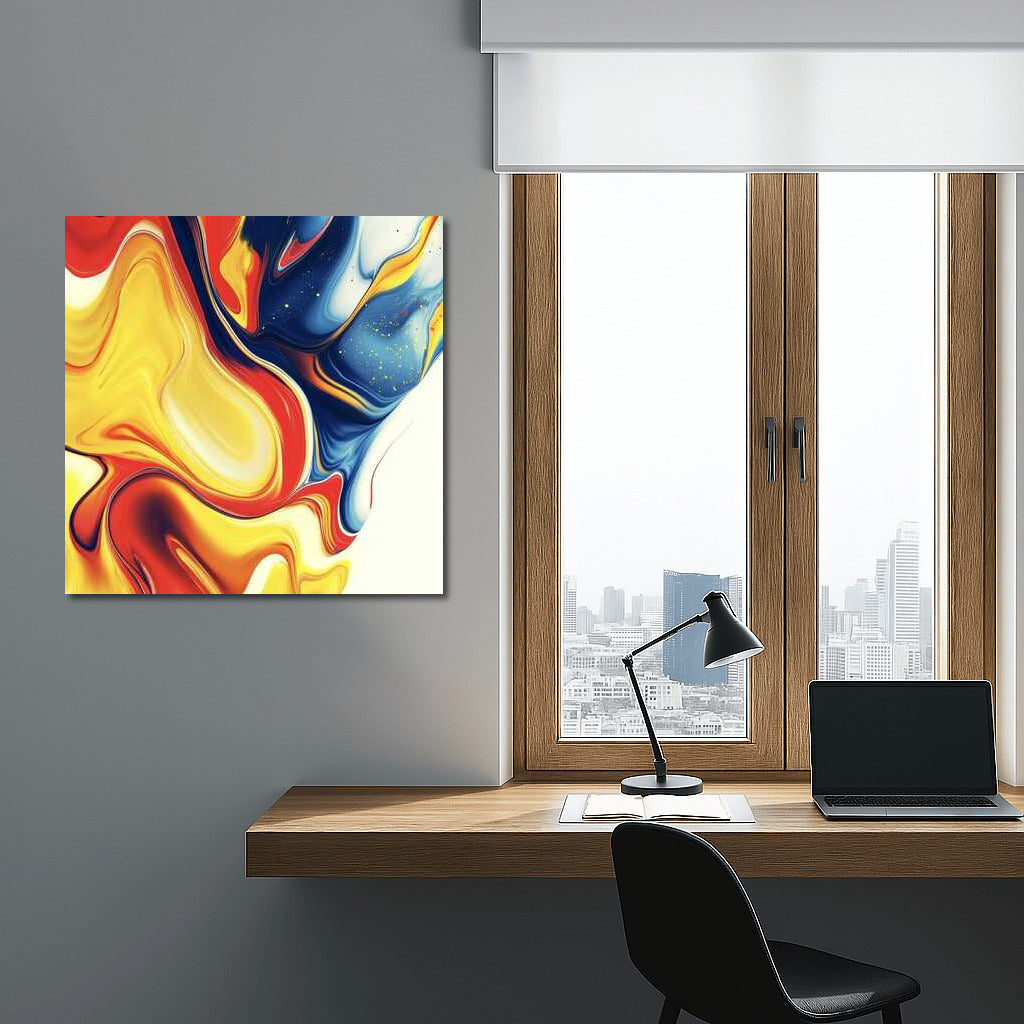 Abstract Magic: Yellow-Red-Blue Patterns