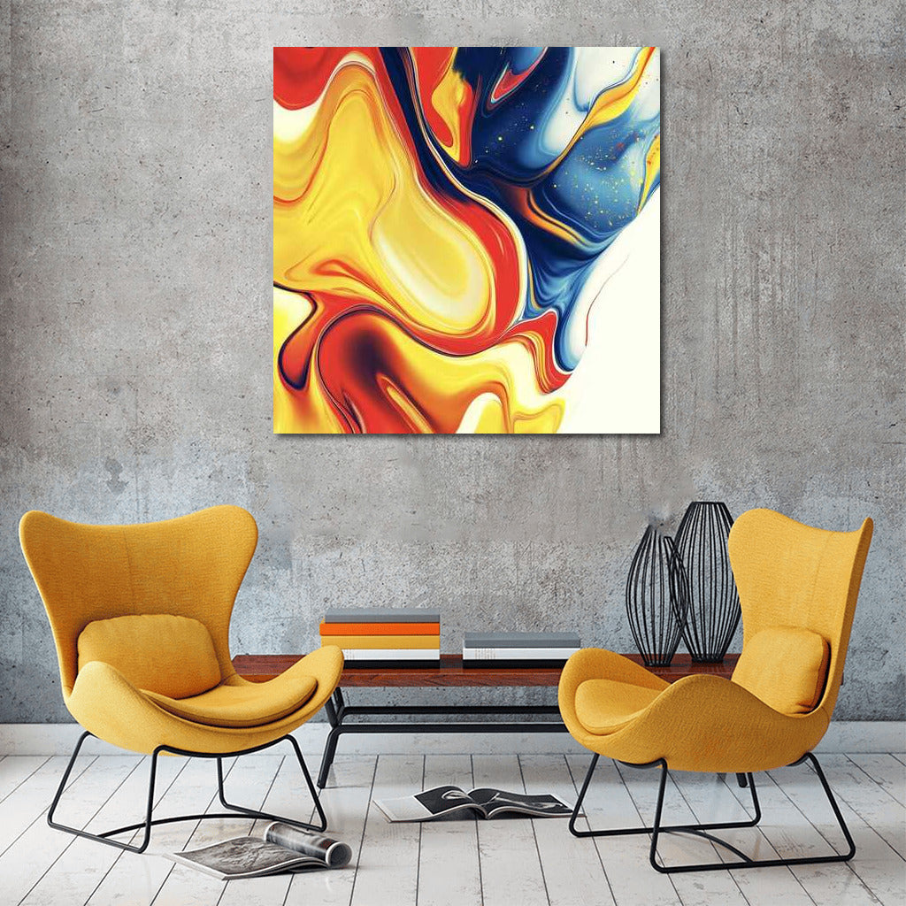 Abstract Magic: Yellow-Red-Blue Patterns