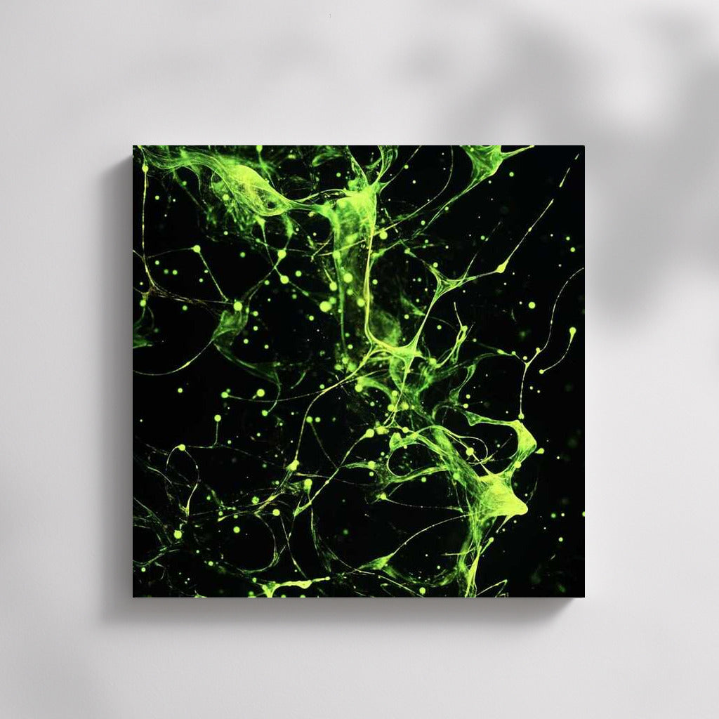 Emerald Vortex: Abstract Particle Dynamics