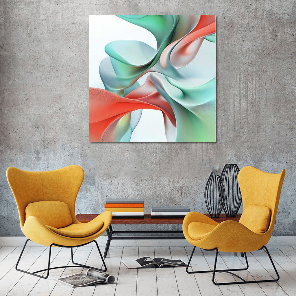 Magic Streams: Abstraction in Green, Red and Blue