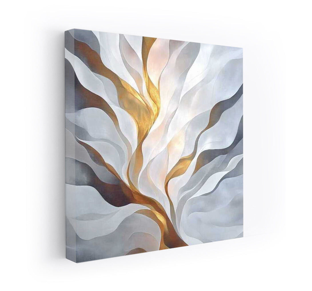Glow of Golden Light: Abstract Enchantment